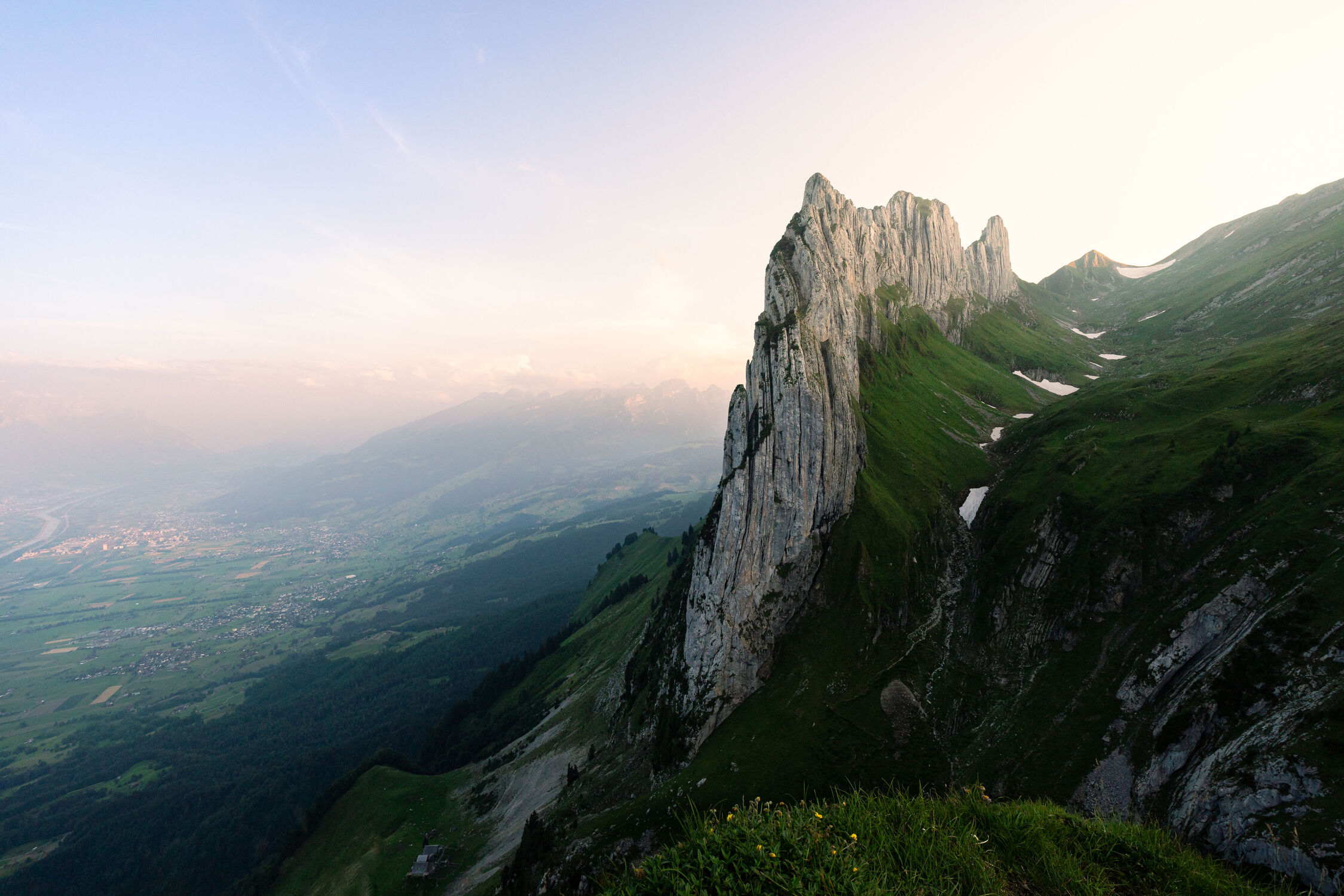 Bild mit Natur, Berge, Felsen, Alpen, Alpen, Landschaft, Gebirge, Schweiz, Sonnenauf, saxerlücke