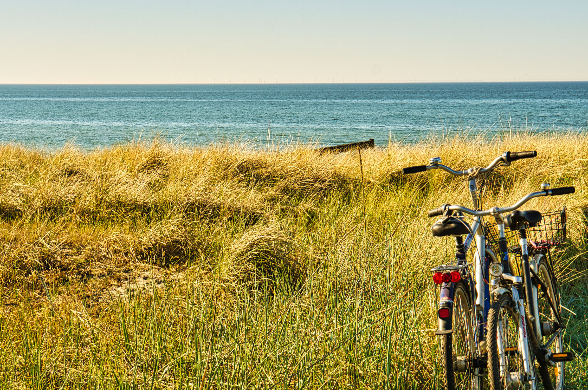 Bild mit Urlaub, Sommer, Strand, Ostsee, Meer, Düne, Küste, Reise, Fahrrad, Ausflug