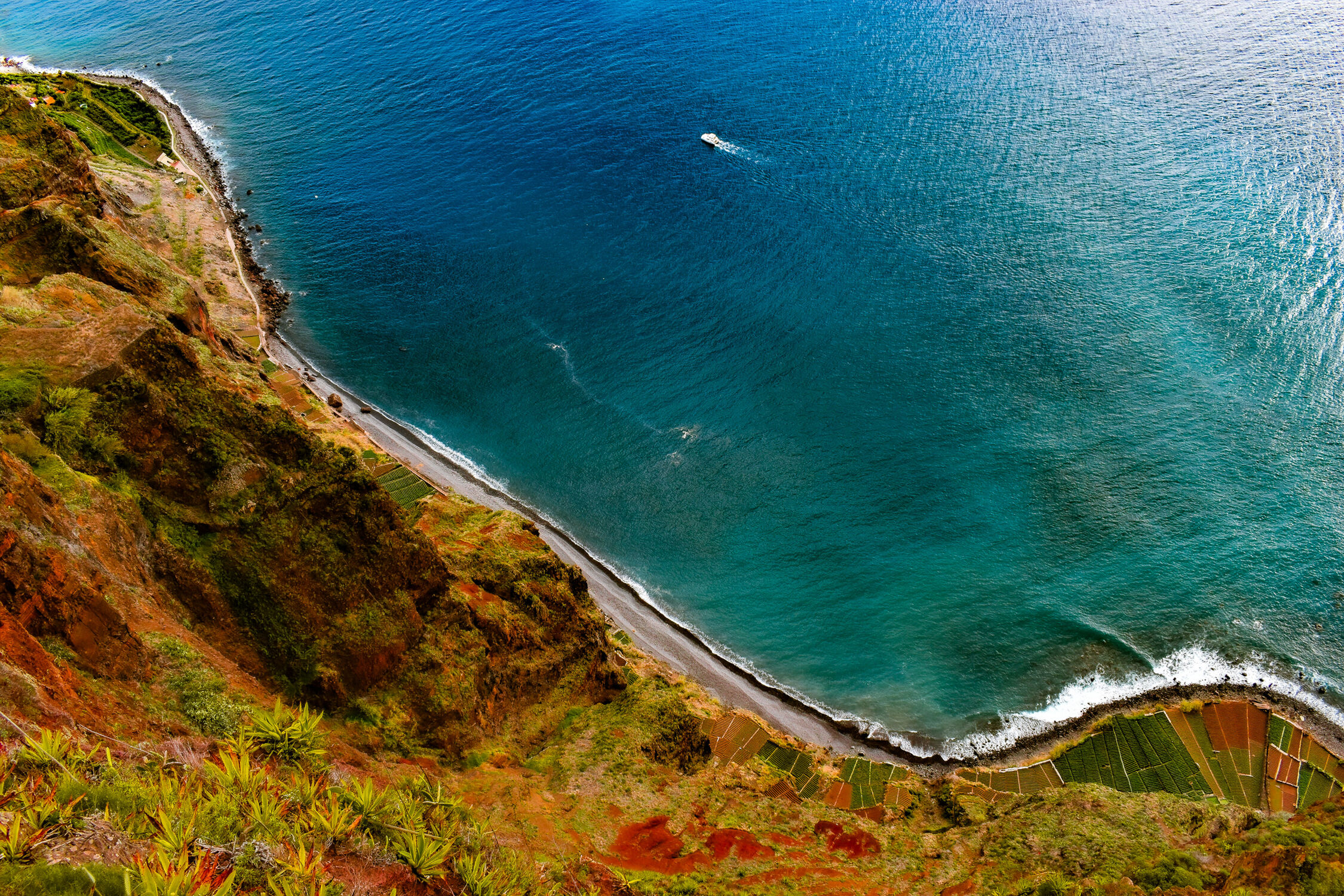Bild mit Urlaub, Meer, Landschaft, Küste, Portrait, Leben, Steilküste, Madeira, Cabo Girao