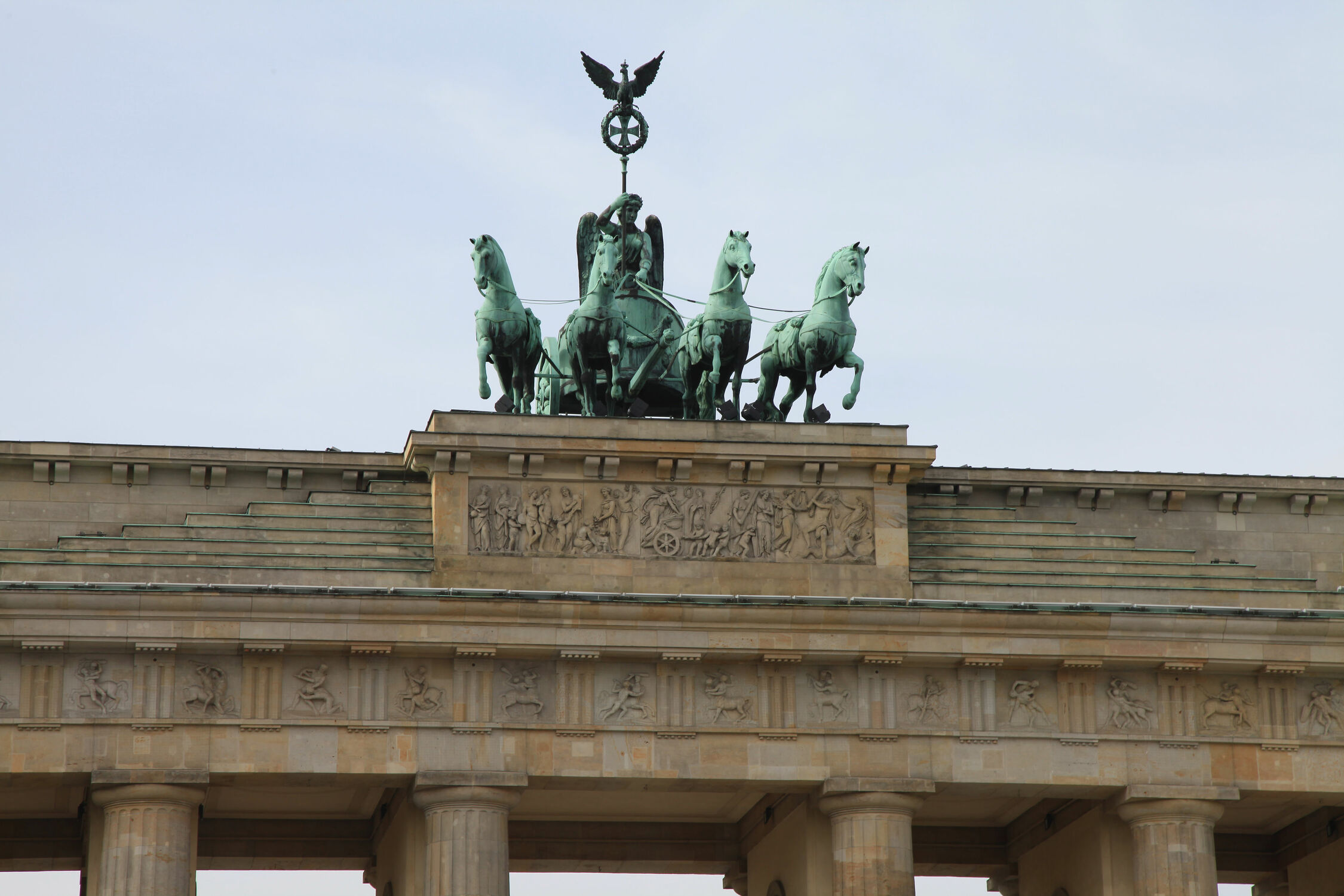 Bild mit Wahrzeichen, Berlin, Brandenburger Tor