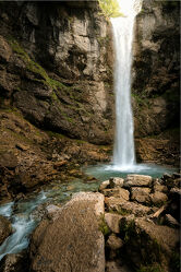 Wasserfall in der Schweiz