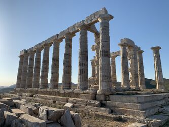Bild mit Architektur, Sommer, Griechenland, Tempel, ruine