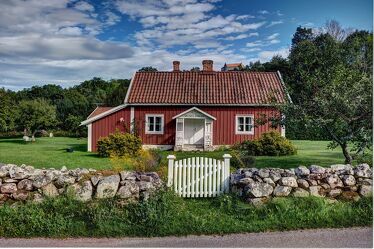 Typisches Schwedenhaus