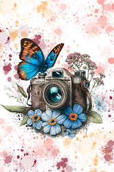 Bild mit Farbenfrohe Kunst, Digitale Kunst, Digitale Blumen, digital, Painting