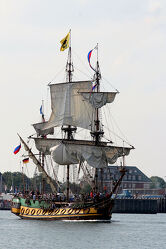 Bild mit Segelschiff