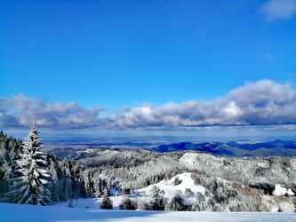 Bild mit Winter, Schnee, Blauer Himmel, Gebirge