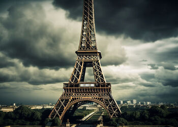 Bild mit Landscape & City, City, Paris Eiffel Tower, Paris, city of Paris