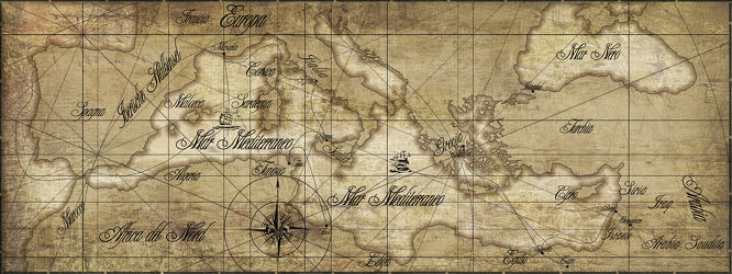 Bild mit Mittelmeer, Karten, alt, Pirat, Antik, Piraten, karte, weltkarte, weltkarten, mittelmeerkarte, mittelmeerkerten