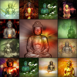 Buddha - Collage