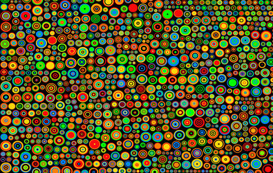 Colorful Retro dots