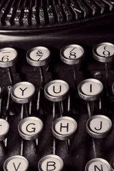 Alte Schreibmaschinen Tastaur