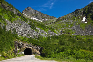 Bild mit Natur, Landschaften, Berge, Urlaub, Landschaft, Skandinavien, tunnel, Idylle, Norden, Freiheit, küstenlandschaft, norwegisch, skandinavisch