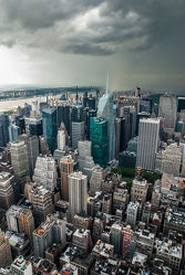 Bild mit New York, Skyline, hochhaus, wolkenkratzer, Hochhäuser, NYC, Manhatten