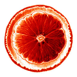Orangenscheibe - Orange - Abstrakt
