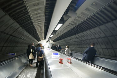 Londoner Subway Rolltreppen