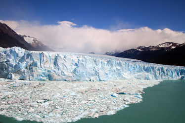 Bild mit Natur, Wasser, Berge, Eis, Gletscher, Sonnenuntergang, Sonnenaufgang, See, Patagonien, berg, Gebirge, Eisberg