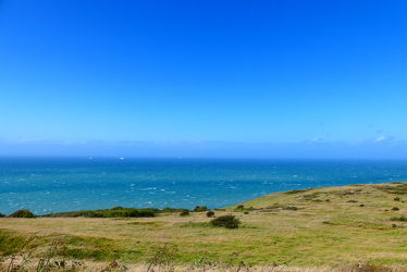 Bild mit Natur, Frankreich, England, Meer, Blauer Himmel, Küste