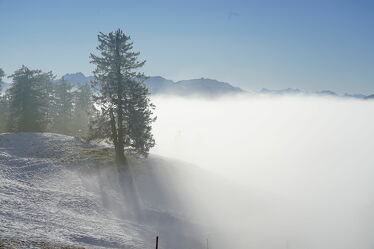 Bild mit Winterlandschaften, Nebelauflösung, Nebelwolken, Hochnebel