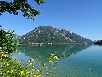 Bild mit Berge, Urlaub, Tirol, Ferien, Bergsee, Europa, austria, Pertisau, Achensee